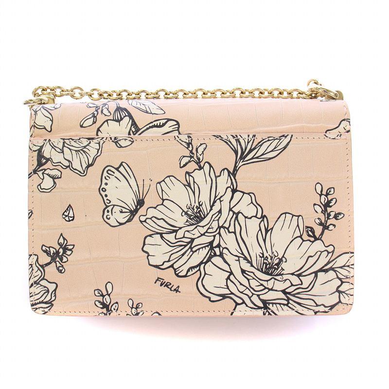 FURLA（フルラ） 1927コレクション フラワープリント ミニクロスボディ 
