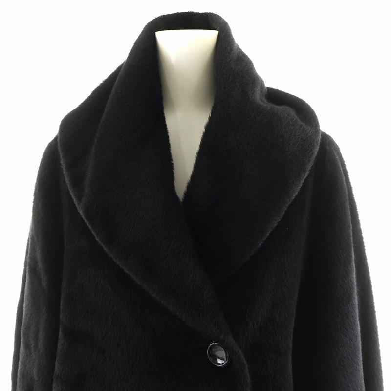 新品同様✨　マックスマーラ　最高級　アルパカ　ウール　ロング　コート　ブラック マックスマーラ アルパカコートのおすすめ人気商品一覧 通販 - Yahoo