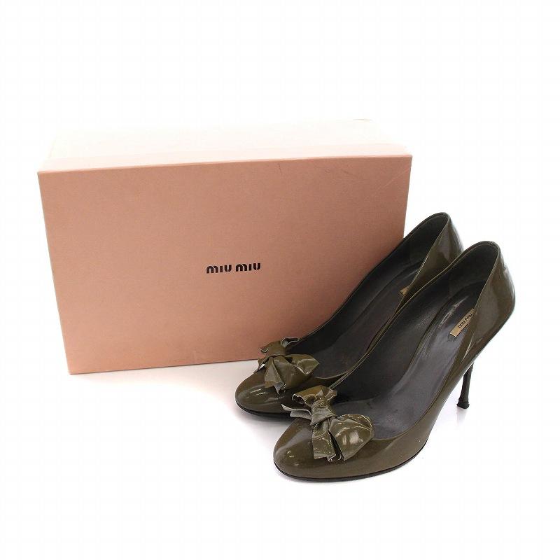 miu ミュウミュウ miumiu パンプス ピンヒール ハイヒール