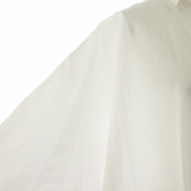 サクラ SACRA SUPERIOR コットンポプリンシャツ ブラウス 長袖 38 白