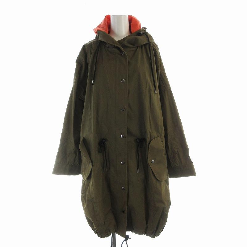 DKNY ダナキャラン　フードロングコート ダナキャランニューヨーク DKNY モッズコート フード ロング 4