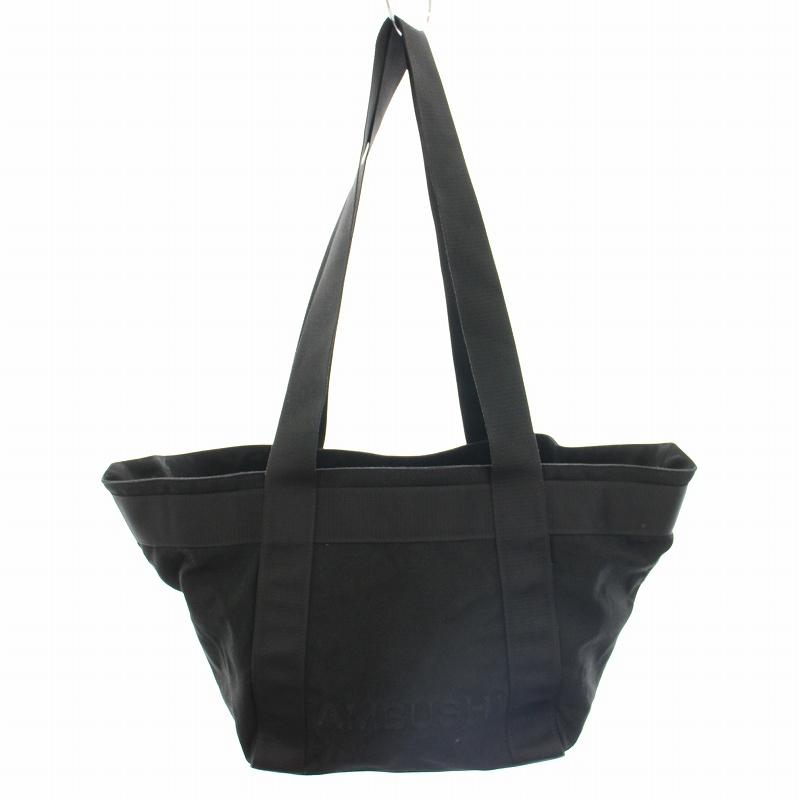 DIESEL BSNS TOTE キャンバス トートバッグ エンボス ブラック Men's Dsl 3D L-Large PU tote bag with embossed logo | Black | Diesel