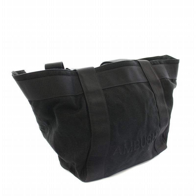 アンブッシュ AMBUSH ロゴエンボストートバッグ キャンバス 保存袋付き