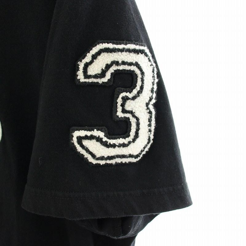 ヴァレンティノ ヴァレンチノ パイルカレッジロゴTシャツ カットソー  