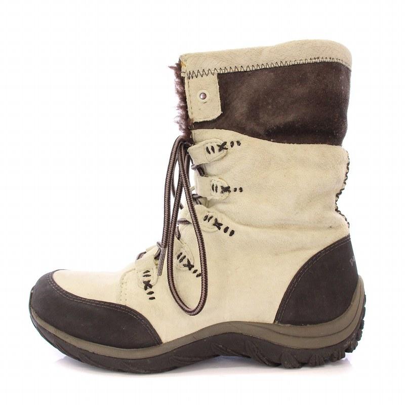 パタゴニア Patagonia スノーブーツ ショート 厚底 スエード 切替 ロゴ