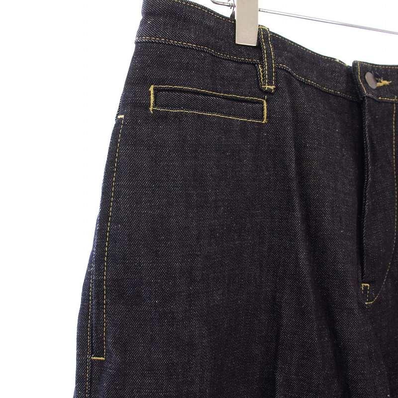 スタジオニコルソン STUDIO NICHOLSON ワイドデニムパンツ ジーンズ M