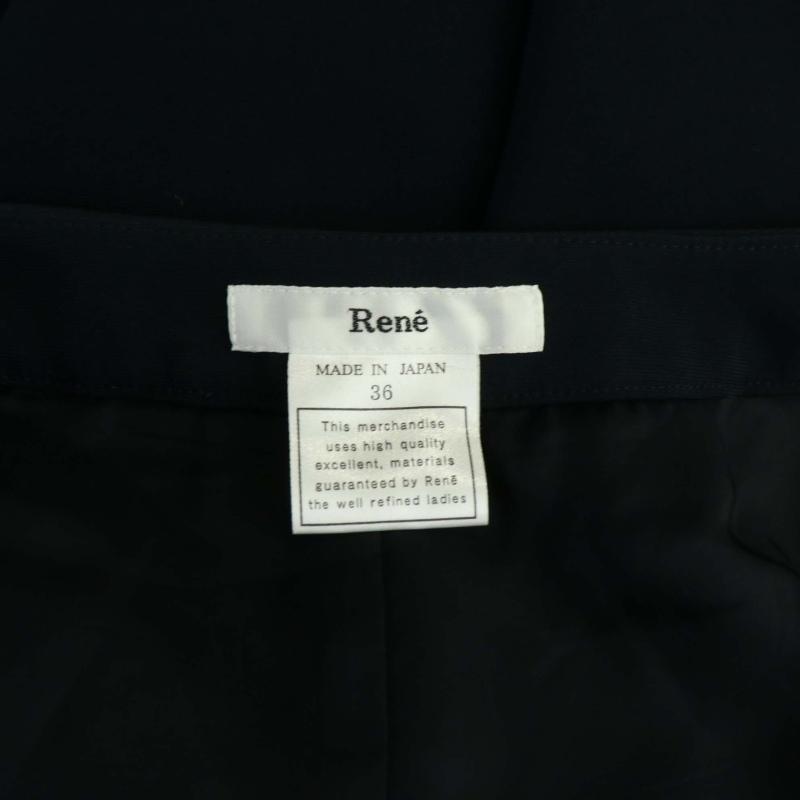 Rene キュロットスカート　36サイズ Rene ルネ キュロット フレアスカート 36 紺 ネイビー 6635020