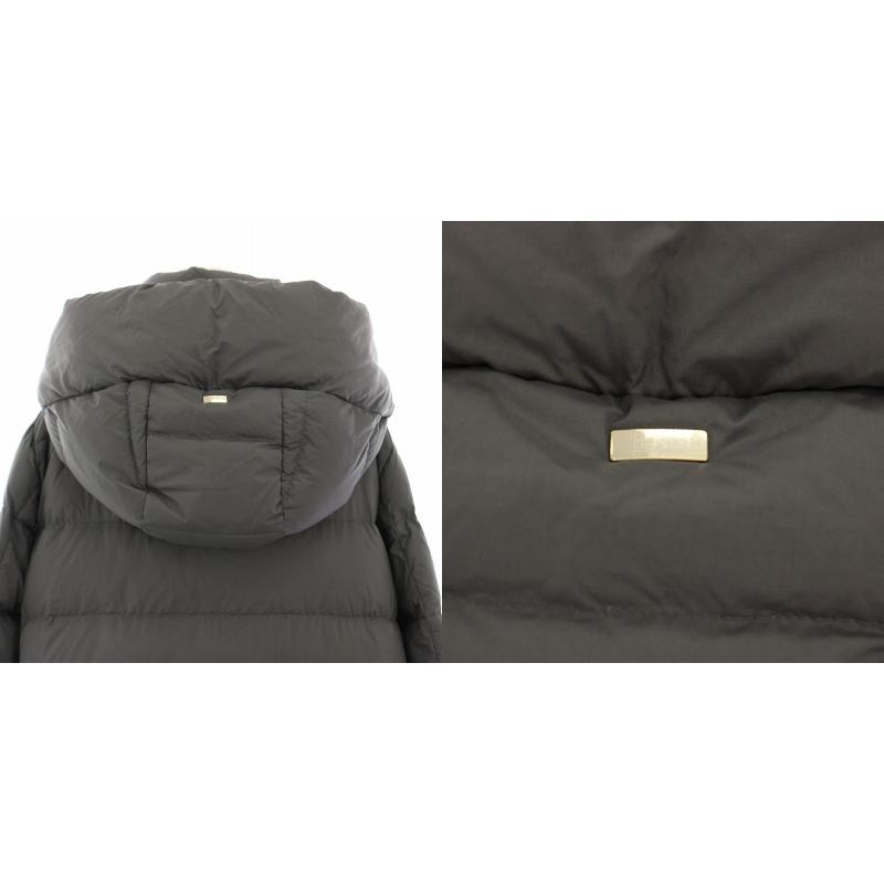 ヘルノ HERNO ダウンコート アウター フード 切替 42 グレー PI1199D