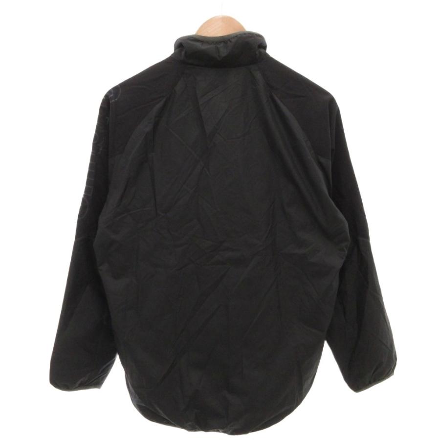 アンブロ UMBRO ナイロンジャケット ブルゾン ロゴ刺繍 S 黒 ブラック