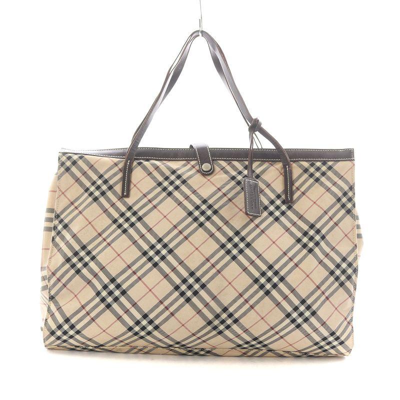 BURBERRY BLUE LABEL バーバリー トートバッグ ノバチェック