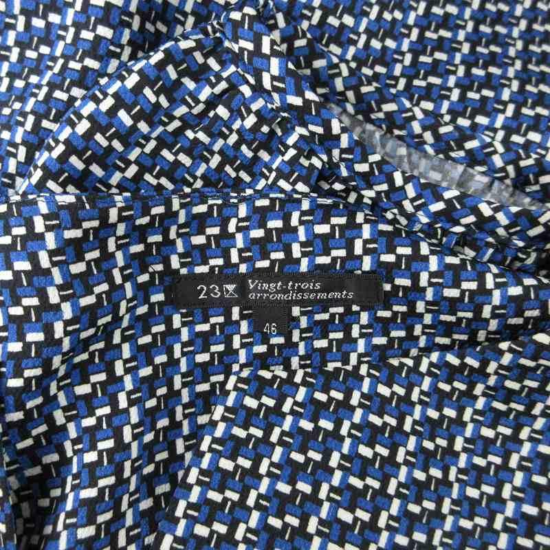 23区（ニジュウサンク） オンワード樫山 ワンピース ロング 長袖 総柄