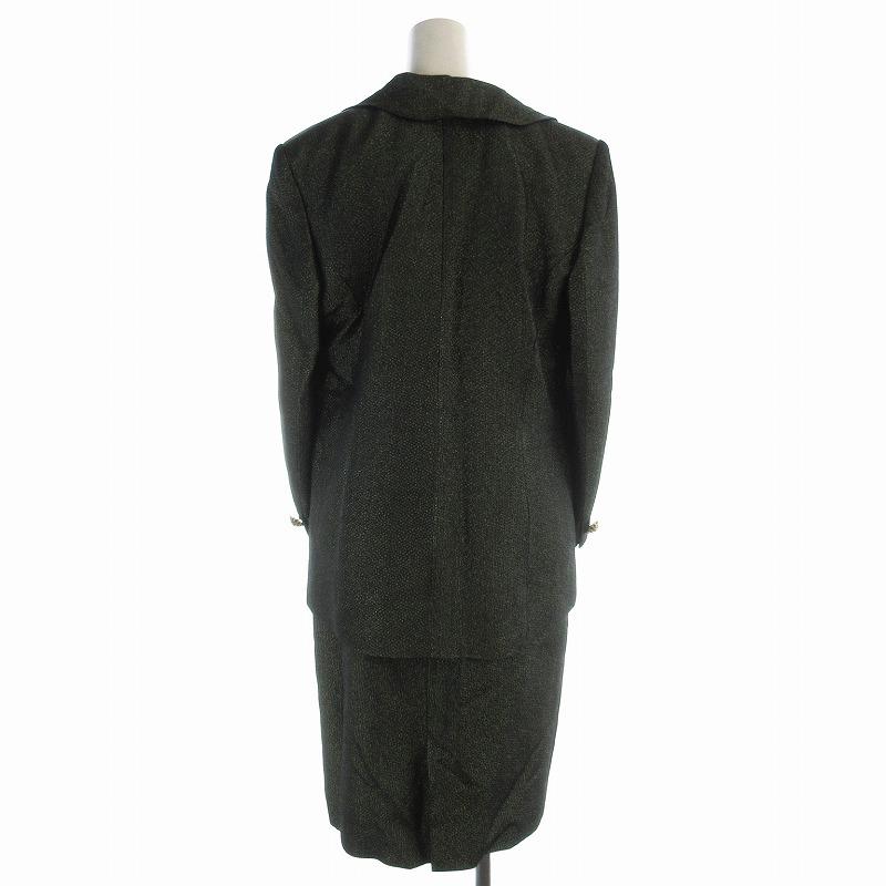 ★美品★ HANAE  MORIセットアップ　ジャケット　スカート38 ハナエモリ HANAE MORI セットアップ 上下 2点セット ジャケット