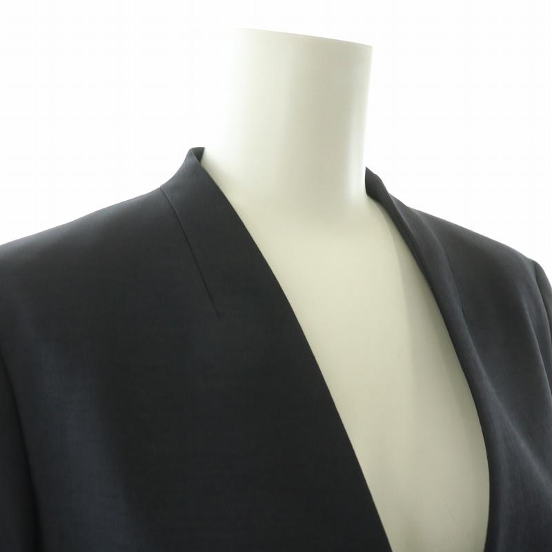 プラステ PLST テーラードジャケット ノーカラー シングル 1B 麻