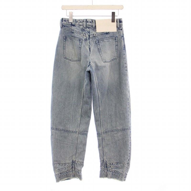 【中古】ジルサンダー 25SS ファイブポケット デニムパンツ ジーンズ フリンジ 32 ブルー J02KA0332 J46463 ジルサンダー 25SS FIVE POCKET ファイブポケット デニムパンツ