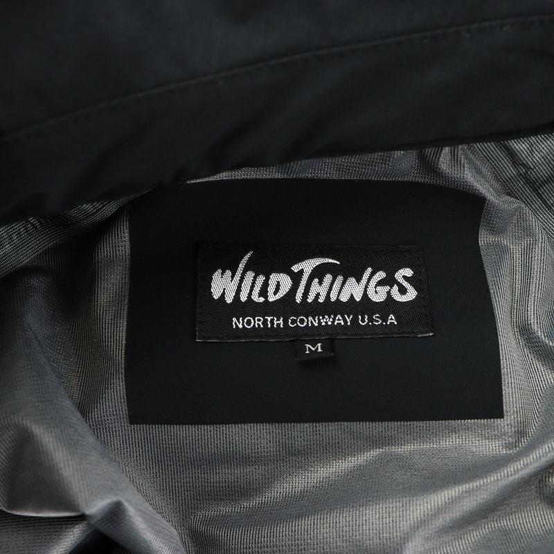 ワイルドシングス WILDTHINGS マウンテンパーカー ロゴ刺繍 ナイロン M