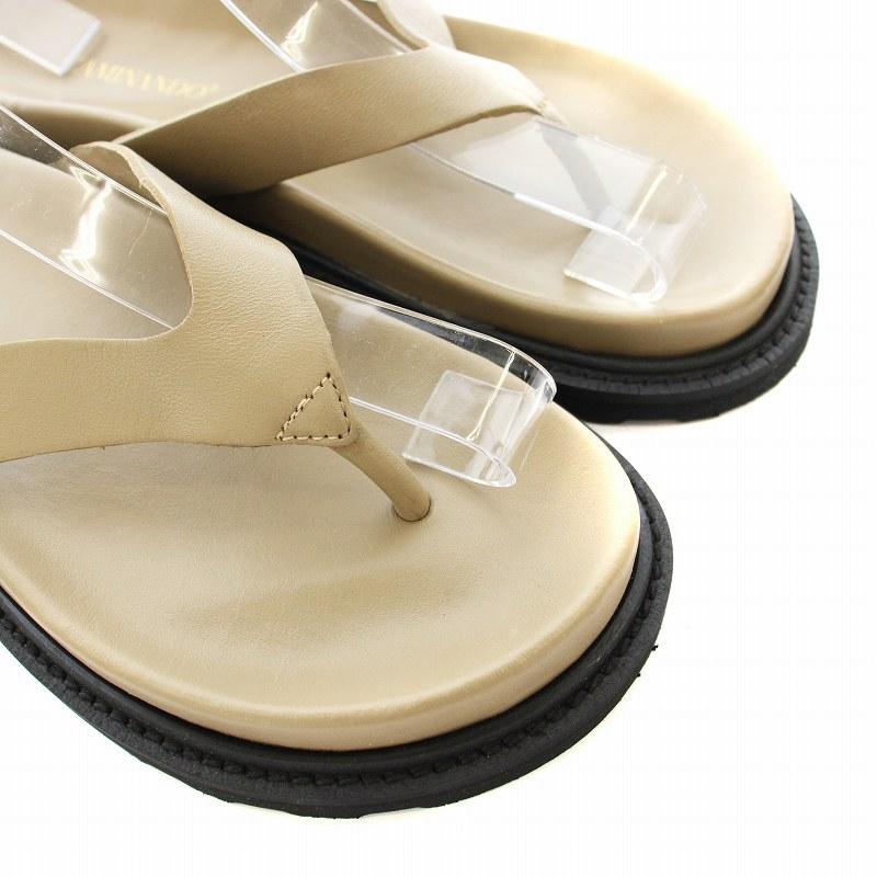 カミナンド caminando THONG SLIDES トングサンダル レザー 7 24cm