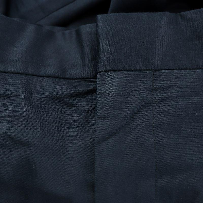 【中古】プラダ PRADA 23年製 トラウザーパンツ スラックス ジッパーフライ コットン 52 紺 ネイビー UPA906 PRADA（プラダ） PRADA 23年製 トラウザーパンツ スラックス ジッパー