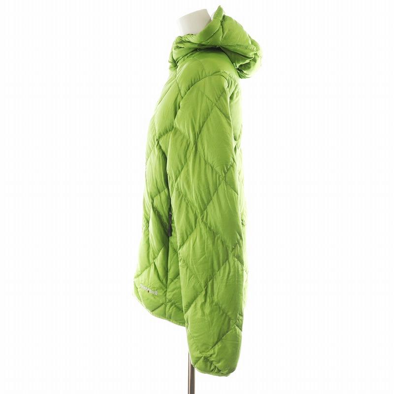 mont-bell フード付きダウンジャケット L 明るい緑 mont-bell モンベル フード付きダウンジャケット Lサイズ緑
