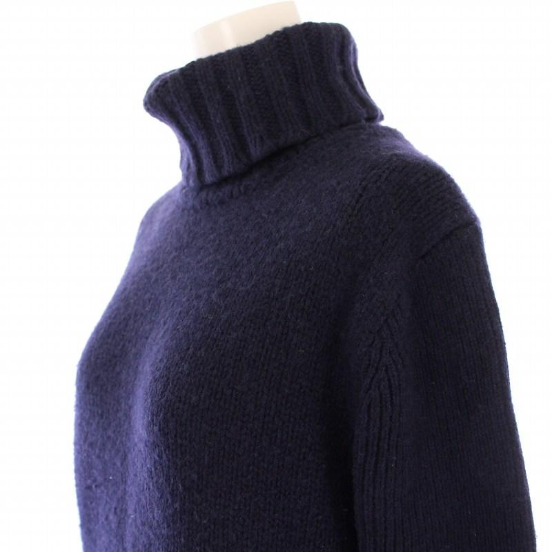 スローン SLOANE 3G&5G ジーロンラムカシミヤタートルネック ニット  