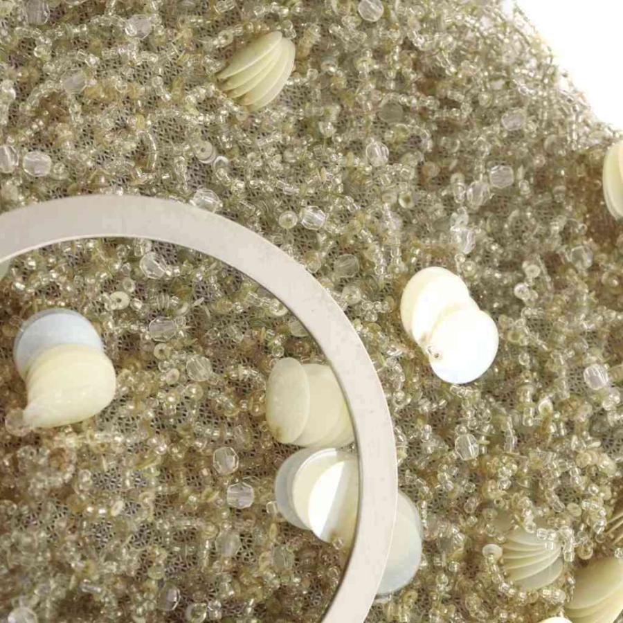 ANTEPRIMA（アンテプリマ） ハンドバッグ ビーズ装飾 シルバー色 /AN2