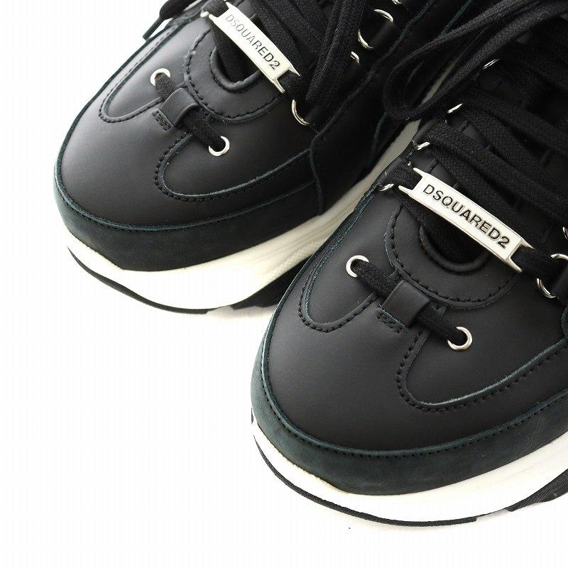 DSQUARED2（ディースクエアード） スニーカー シューズ 厚底 レザー 40 