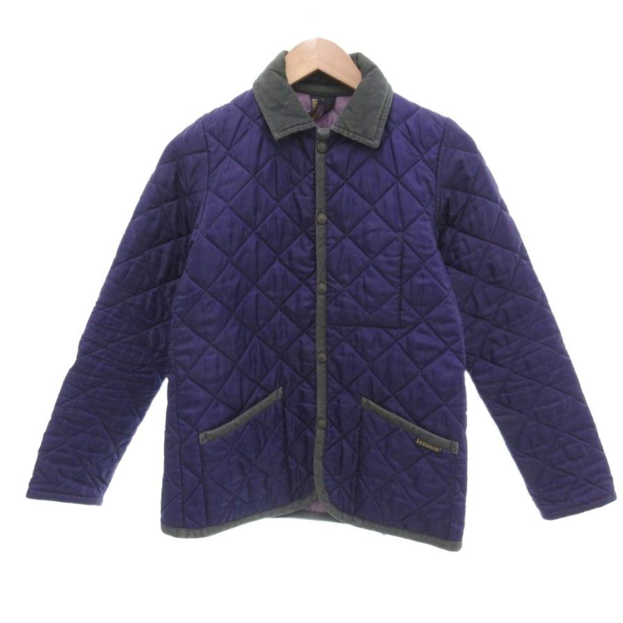 ラベンハム LAVENHAM ジャケット ブルゾン キルティング 36 紫 