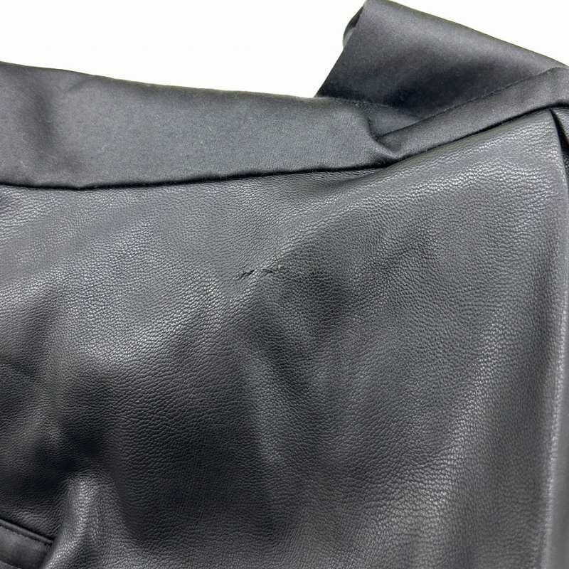 【美品】FOXEY NEW YORK 膝丈ワンピース ブラック ノースリーブ40 フォクシーニューヨーク FOXEY NEW YORK ワンピース ひざ丈