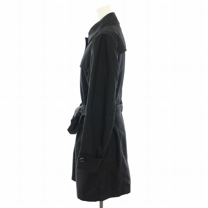 【美品】HERNO ヘルノ　ベルテッドステンカラーコート　トレンチコート　44 美品】HERNO ヘルノベルテッドステンカラーコートトレンチコート44