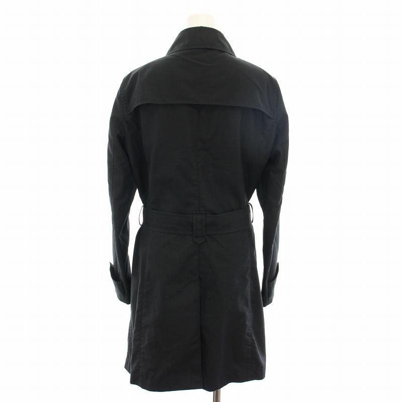 Herno トレンチコート イタリア製 サイズ44 ポリエステル100% 中古・古着通販】HERNO (ヘルノ) トレンチコート ネイビー サイズ