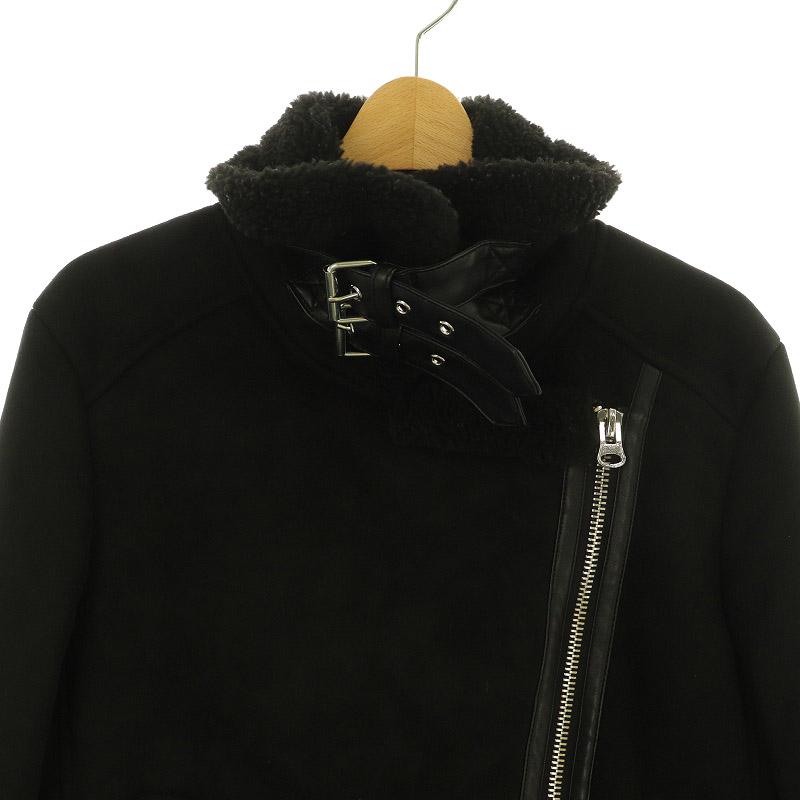 ZARA（ザラ） フェイクムートンジャケット フェイクスエード ボア