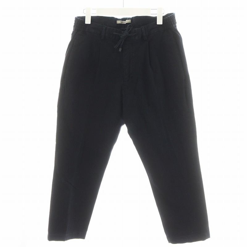 【中古】ジャブス アルキヴィオ giab's ARCHIVO マサッチョ MASACCIO パンツ コットン 46 黒 ブラック /AN21 メンズ ジャブス アルキヴィオ giab's ARCHIVO マサッチョ MASACCIO パンツ