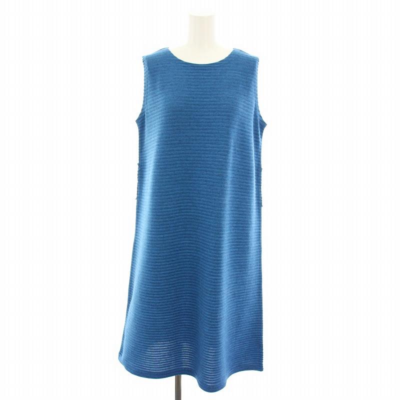 ミーイッセイミヤケ me ISSEY MIYAKE プリーツワンピース ニット 