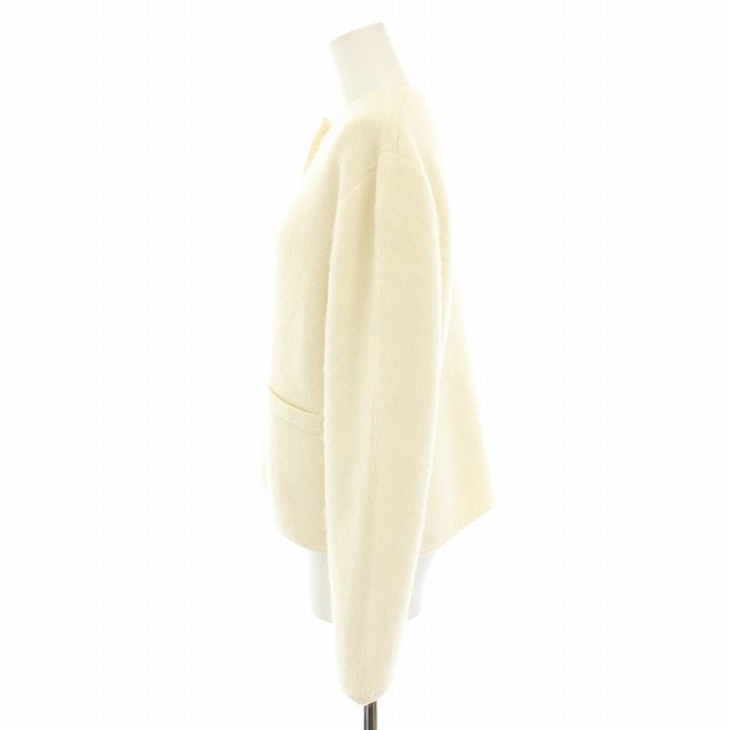 美品　ミラオーウェン　金釦短丈アルパカニットカーデジャケット　アイボリー Amazon | [ミラオーウェン] 金釦短丈アルパカニットカーデ