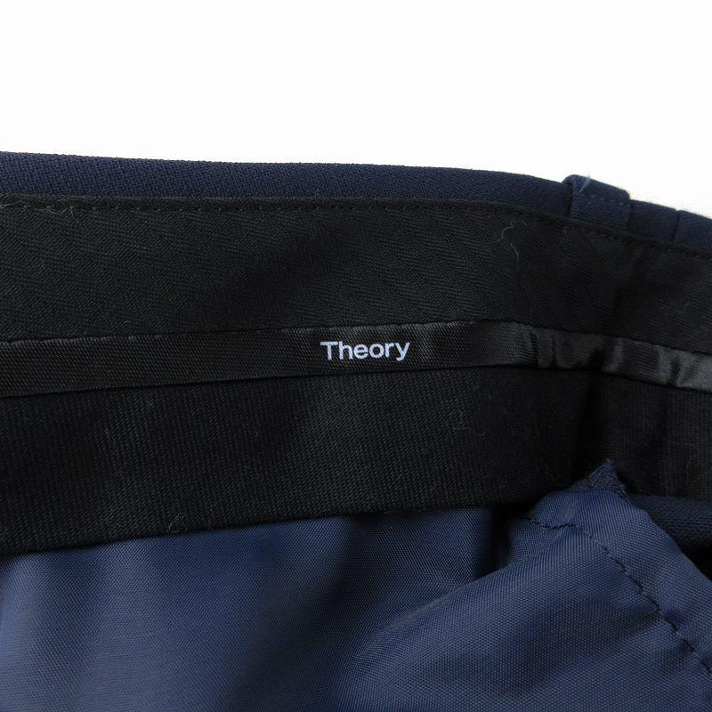 theory（セオリー） スラックスパンツ テーパード 6 大きいサイズ 紺