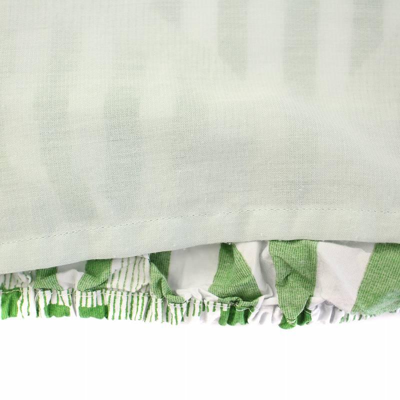 ミナペルホネン line treeシルクコットンプリントバルーンスカート