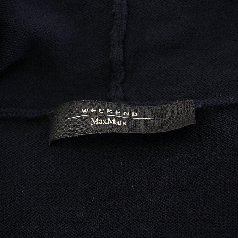 マックスマーラ ウィークエンドライン カーディガン L 紺 ネイビー 長袖 MAXMARA WEEKEND LINE（マックスマーラウィークエンドライン） *Max