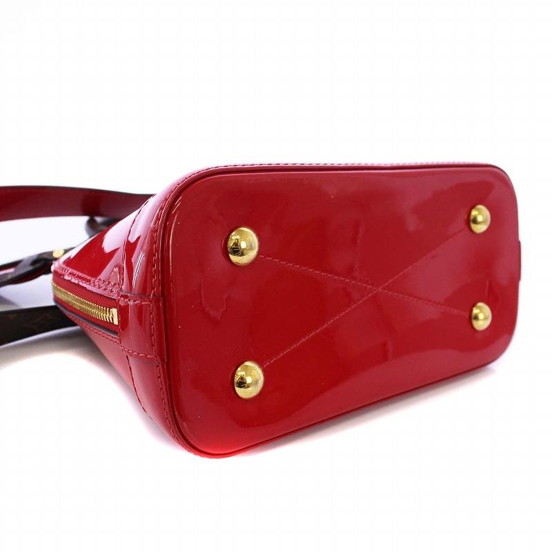 LOUIS VUITTON アルマBB ヴェルニスカーレット M52498 LOUIS VUITTON 並行輸入 ルイヴィトン ハンドバッグ ヴェルニ