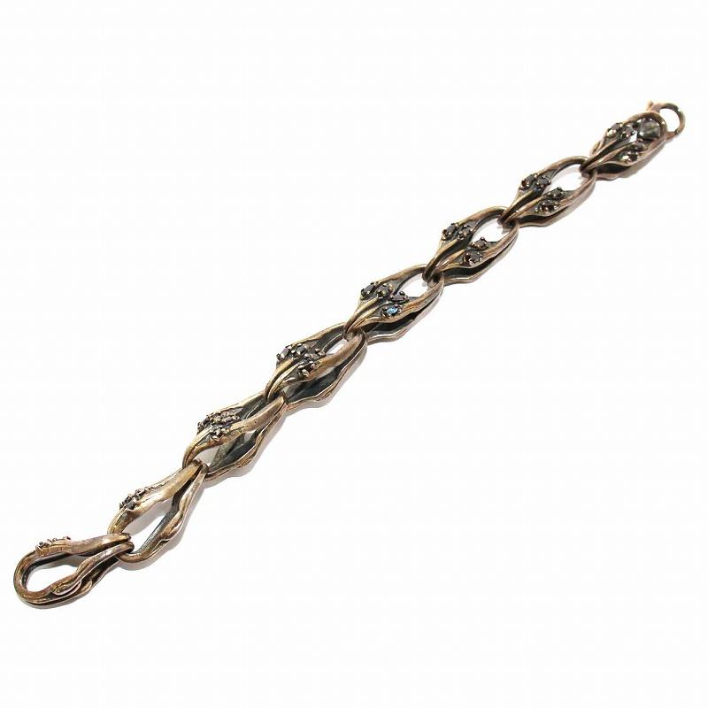 ウーゴカッチャトーリ ugo cacciatori ブレスレット ビジュー シルバー 