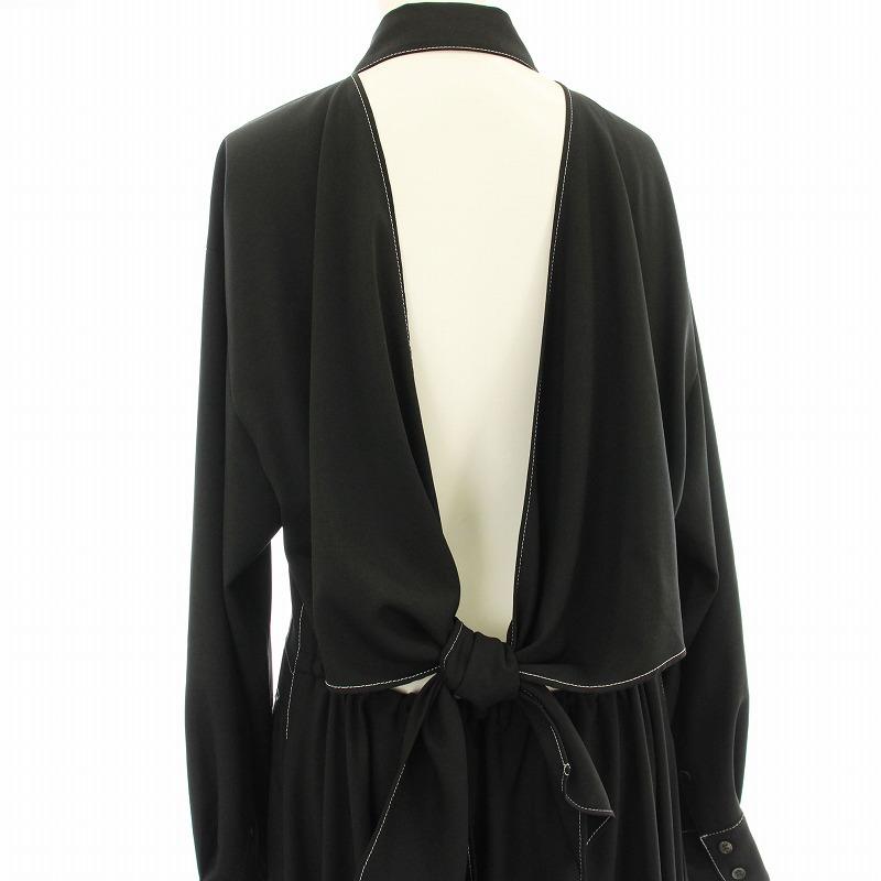 未使用品 アドーア ADORE 22SS フラワーバード刺繍シャツワンピース