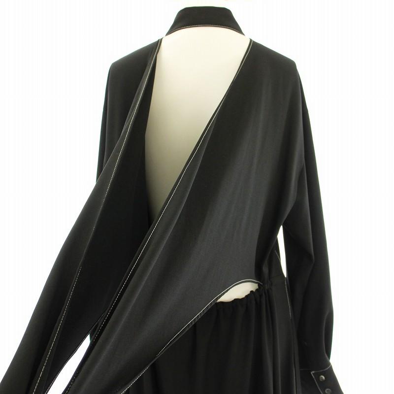 未使用品 アドーア ADORE 22SS フラワーバード刺繍シャツワンピース