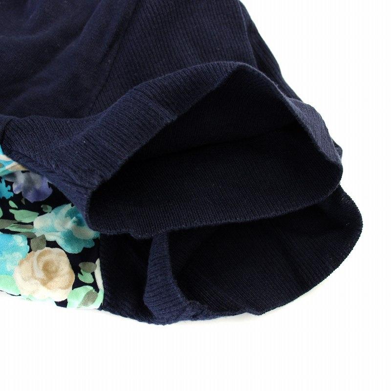 LEONARD（レオナール） LEONARD FASHION ニット カットソー 半袖 花柄