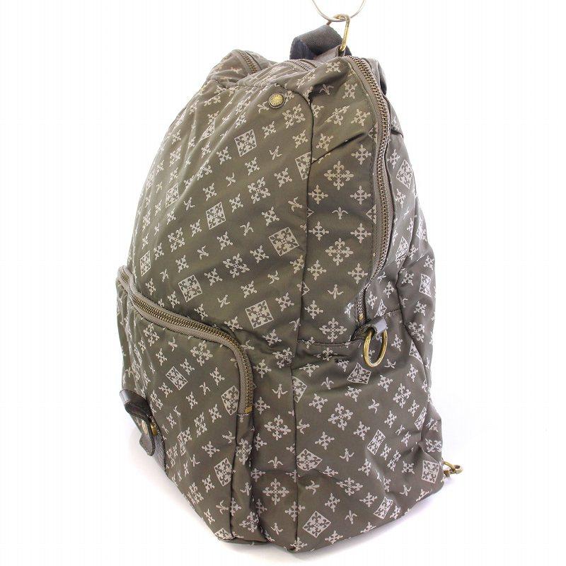 ラシット RUSSET リュックサック デイパック ナイロン モノグラム 総柄