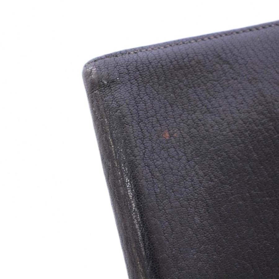 エルメス HERMES アジェンダ □G刻印 手帳 メモ帳 文房具 二つ折り レザー ワンカラー 黒 ブラック /BB ■OH その他_7