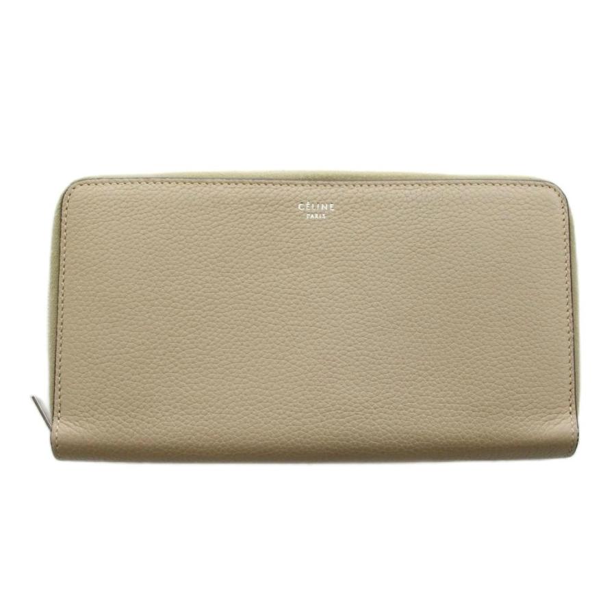CELINE（セリーヌ） 長財布 ラウンドファスナー 小銭入れ レザー 