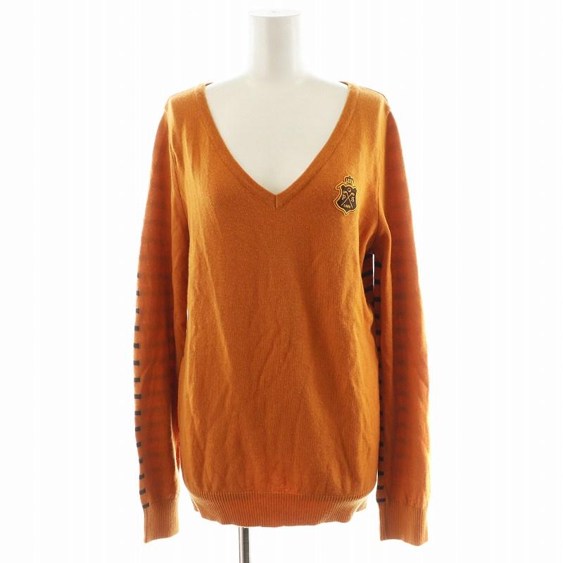 パーリーゲイツ PEARLY GATES ニット セーター 長袖 ワッペン ロゴ