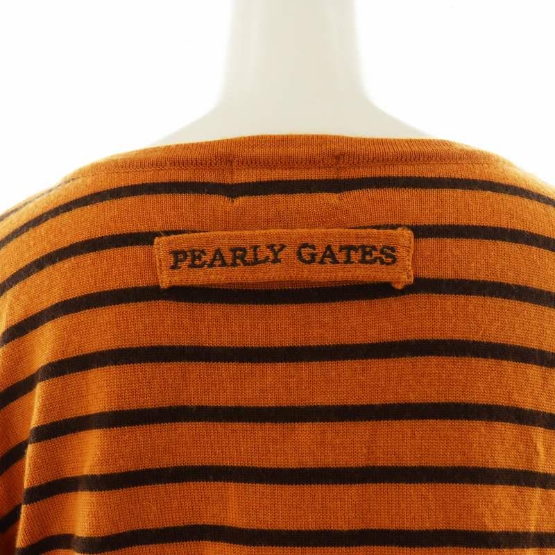パーリーゲイツ PEARLY GATES ニット セーター 長袖 ワッペン ロゴ