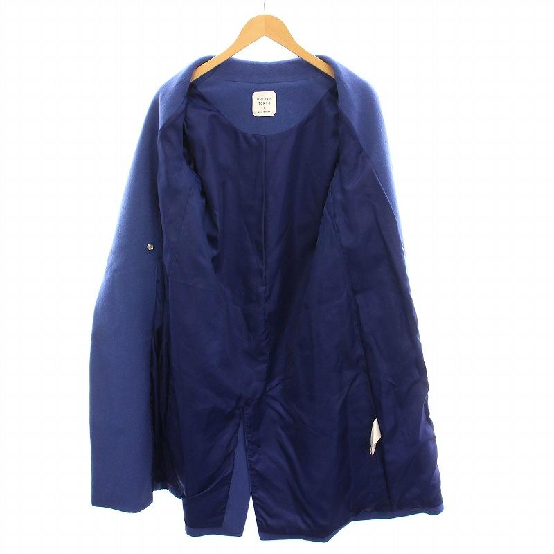 ユナイテッドトウキョウ UNITED TOKYO Vネックノーカラーコート ロング