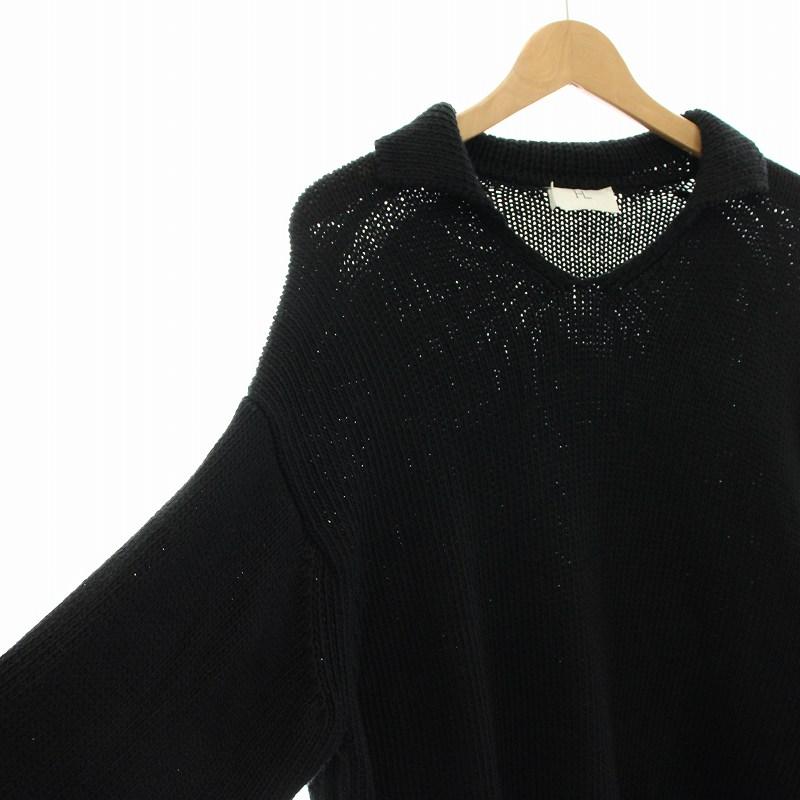 ヘリル HERILL コットンコードスキッパー Cotton code Skipper ニット