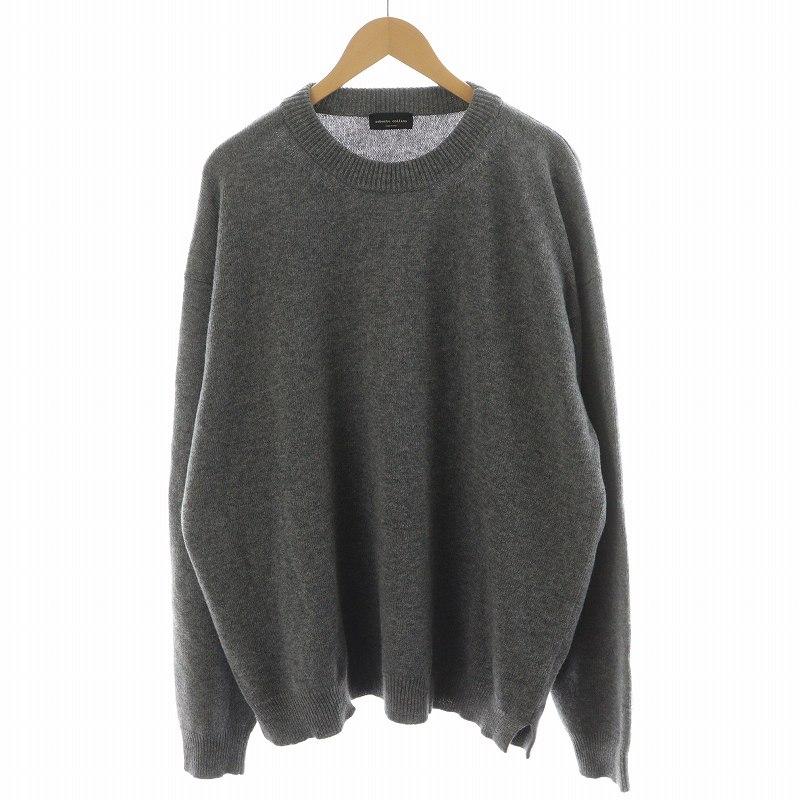 【中古】ロベルトコリーナ ROBERTO COLLINA ニット セーター 長袖 ウール カシミヤ混 54 グレー /AN20 メンズ ロベルトコリーナ ROBERTO COLLINA ニット セーター 長袖 ウール