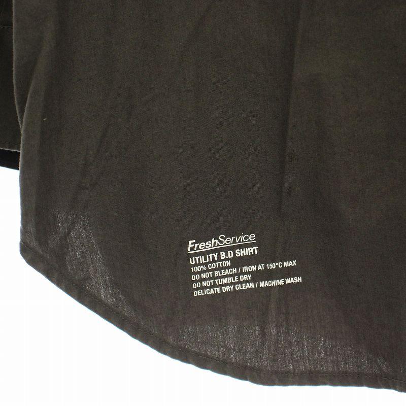 フレッシュサービス FRESH SERVICE 24SS UTILITY L/S B.D SHIRT FSC241